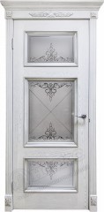 Дверь Оникс ПРОВАНС, Патина серебро (ПО)