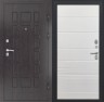 Входные двери Luxor 5 Черная шагрень/ФЛ-700 Ясень белый