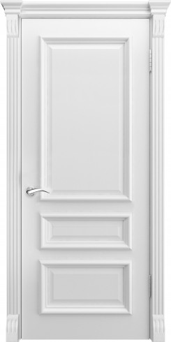 Межкомнатная дверь Калипсо, белая эмаль (ДГ)