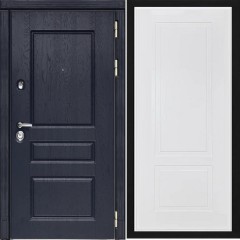 Входная дверь Cударь Diva ДИВА-МД-45 Роял вуд синий/Н-7 Белый софт