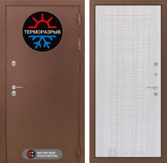 Металлическая дверь в дом Лабиринт Термо Магнит 06 - Сандал белый