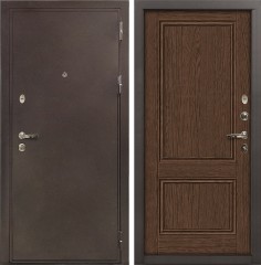 Металлическая дверь Лекс 5А Цезарь Энигма Орех (панель №57)