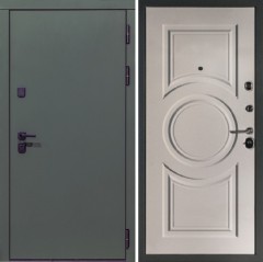 Входная дверь Cударь Diva ДИВА-61 Олива софт/М-30 Белый софт