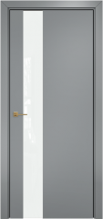 Межкомнатная дверь Оникс Hi-tech Сити Эмаль по RAL7040 МДФ, триплекс белый