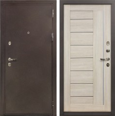 Металлическая дверь Лекс 5А Цезарь Верджиния Кремовый ясень (панель №40)