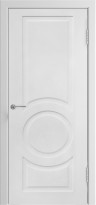 Межкомнатная дверь L-6, белая эмаль (ДГ)