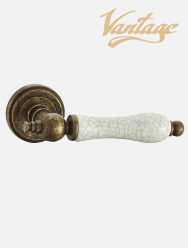Дверная ручка Vantage - V30BR/ZR состаренная бронза/состаренная керамика