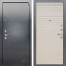 Металлическая дверь Лекс 3 Барк (Серый букле / Дуб фактурный кремовый) панель №63