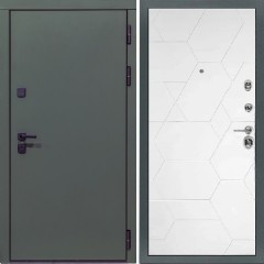 Входная дверь Cударь Diva ДИВА-61 Олива софт/М-16 Белый софт