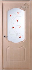 Дверь межкомнатная Belwooddoors Перфекта Клен Серебристый Металюкс белый витраж рис 14.