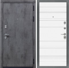 Входная дверь Cударь Diva ДИВА-МД-35 Бетон темный/Д-5 Белый софт