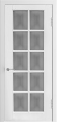 Межкомнатная дверь L-10, белая эмаль (ДО)