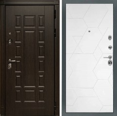 Входная дверь Cударь Diva ДИВА-МД-38 Венге/М-16 Белый софт