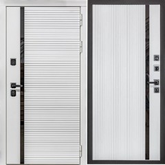 Входная дверь Cударь STR МХ-45 Белый софт/МХ 46 белый матовый