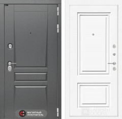 Металлическая дверь Лабиринт Платинум 26 - Эмаль RAL 9003