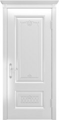 Дверь Аккорд Белая эмаль В3 ПГ