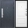 Входная дверь Cударь STR МХ-26 Гранит лава оникс/Д-7 Белый софт