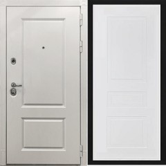 Входная дверь Cударь STR МХ-9 Альберо браш грей/Н-13 Белый софт
