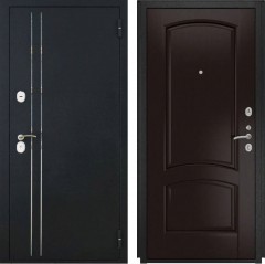 Входные двери L-37 Черный Муар с Блестками/Лаура Венге