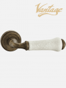 Дверная ручка Vantage - V31BR/ZR состаренная бронза/состаренная керамика