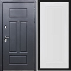 Входная дверь Cударь STR МХ-29 Ясень графит/Н-10 Белый софт