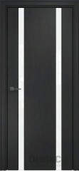 Межкомнатная дверь Оникс Hi-tech Престиж 2 Дуб графит, Триплекс черный