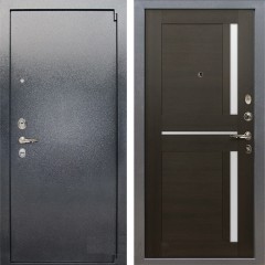 Металлическая дверь Лекс 3 Барк Баджио (Серый букле / Венге) панель №50