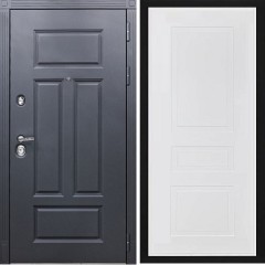 Входная дверь Cударь STR МХ-29 Ясень графит/Н-13 Белый софт
