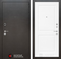 Металлическая входная дверь SILVER 11 - Белый софт