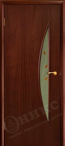 Межкомнатная дверь Оникс Луна Красное дерево, Фьюзинг