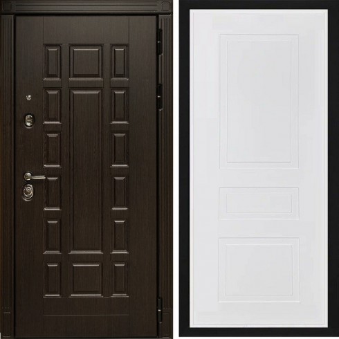 Входная дверь Cударь Diva ДИВА-МД-38 Венге/Н-13 Белый софт