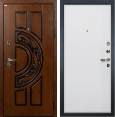 Металлическая дверь в квартиру Лекс Спартак Белый ясень (панель №62)