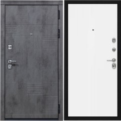 Входная дверь Cударь Diva ДИВА-МД-35 Бетон темный/Н-1 Белый софт