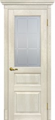 Дверь межкомнатная Тоскана-2 Бьянко, сатинат с художественным рисунком