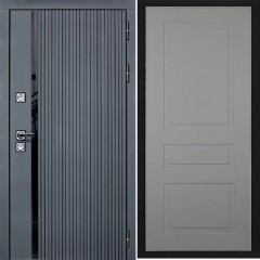 Входная дверь Cударь STR МХ-46 Черный кварц/Н-13 Силк маус