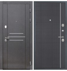 Металлическая дверь Интекрон Сенатор Лофт L-6 (Венге)