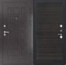 Входные двери в квартиру Luxor 5 Черная Шагрень/ФЛ-643 Венге Поперечный