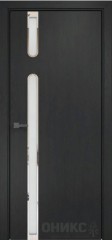 Межкомнатная дверь Оникс Hi-tech Рондо Дуб графит, Зеркало