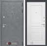 Входная дверь Бетон 03 - Белый софт

