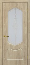 Дверь остекленная Сиена-2 Дуб песочный