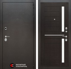 Металлическая входная дверь SILVER 02 - Венге