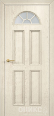 Межкомнатные двери Оникс Classic Бостон Эмаль слоновая кость Патина коричневая