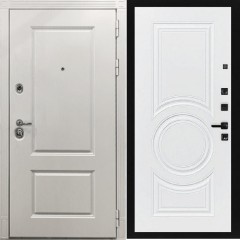 Входная дверь Cударь STR МХ-9 Альберо браш грей/Д-8 Белый софт